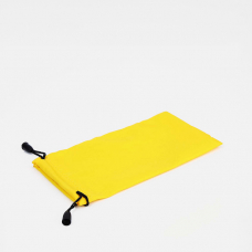 Футляр для очков на затяжке, ФАСОВКА 20 ШТ, 9 х 17.5 см, плотность 190гр/м², цвет жёлтый