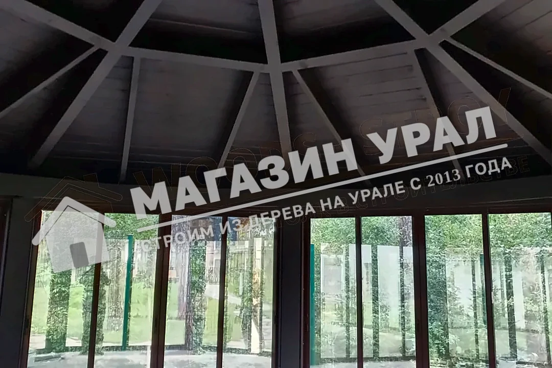 Закрытая многогранная беседка «Бор» — фото 4