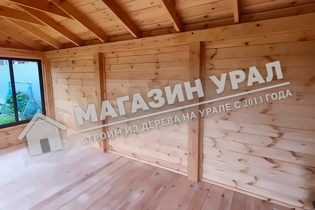 Летний домик с панорамными окнами «Ромашка» — фото 3