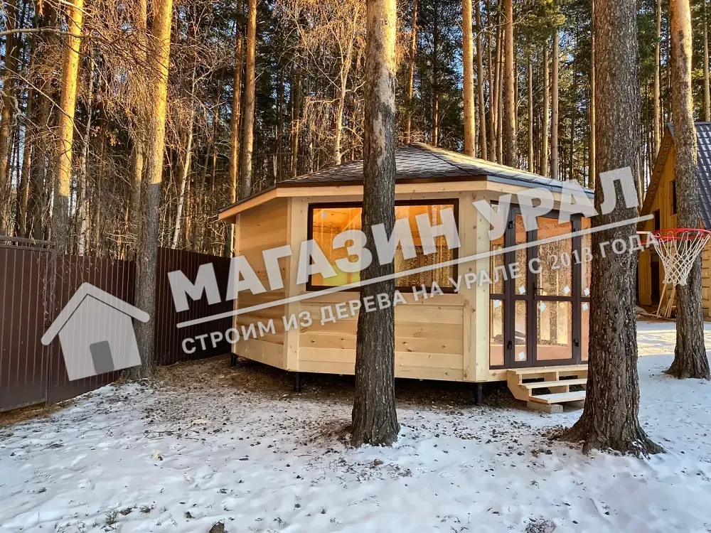 Закрытый многогранный домик «Кедровка» — фото 2