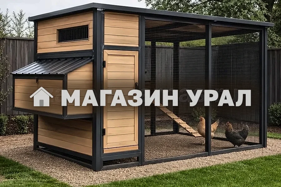Современный курятник «Модерн» — фото