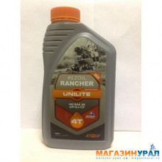 Масло Rancher UNILITE 4Т, минеральное SAE 30 API SJ/CF 0,946 л REZOIL