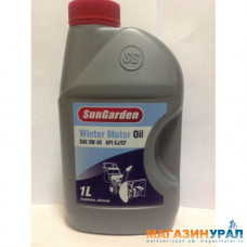 Масло SunGarden 4Т, зимнее, полусинтетика SAE 5W-30 4т, 1 л