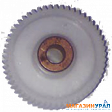 010160(B2) Шестерня привода пластиковая к мясорубкам Ротор-Дива с бронзовой втулкой (малая)