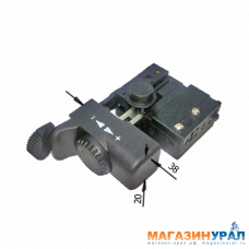 123 Выключатель подходит для дрели Интерскоп ДУ-500-800Р (в пакете с наклейкой) (25 штук в упаковке)