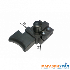 125 Выключатель подходит для пилы Интерскол ДП-1200-1600 (в пакете с наклейкой)