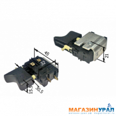 190 Выключатель подходит для шуруповерта Интерскол 12В, 14В, 18В