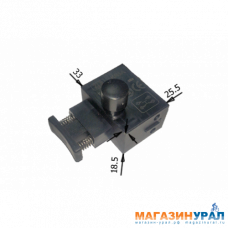 214 Выключатель подходит для пилы Интерскол ПЦ-16Т, ПЦ-16Т-01 с фиксатором